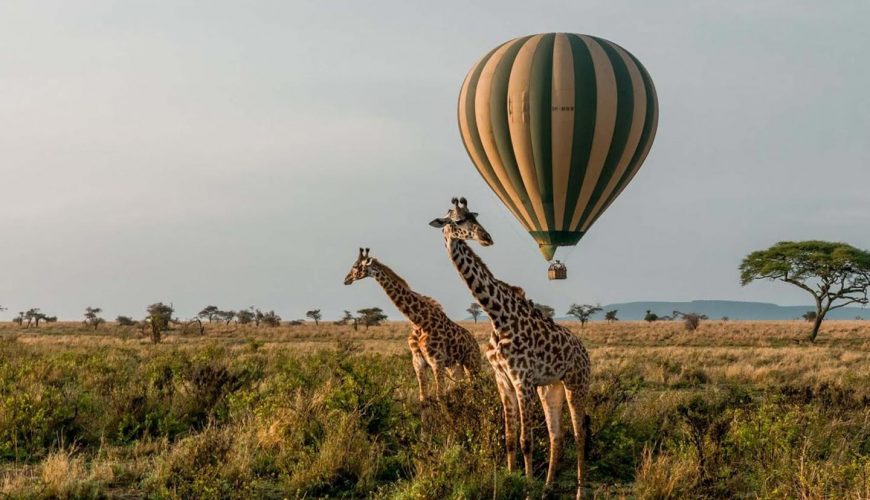 Hot air balloon safaris in Uganda