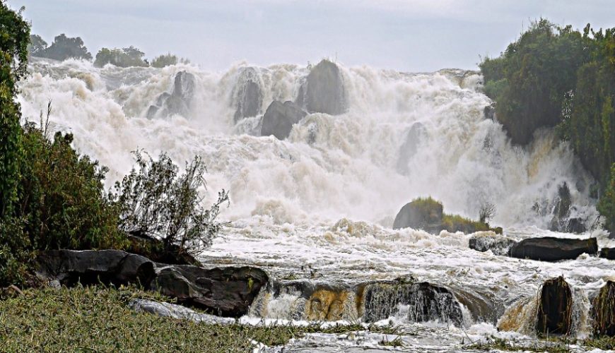 Karuma Falls in Uganda.