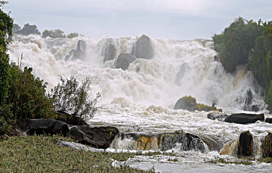 Karuma Falls in Uganda.