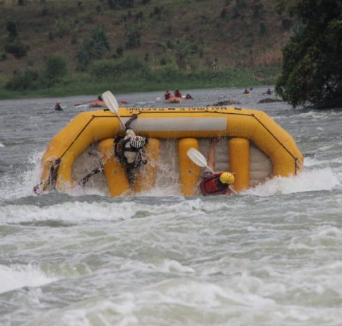 Day 1: Transfer from Kampala to Jinja for white water rafting.